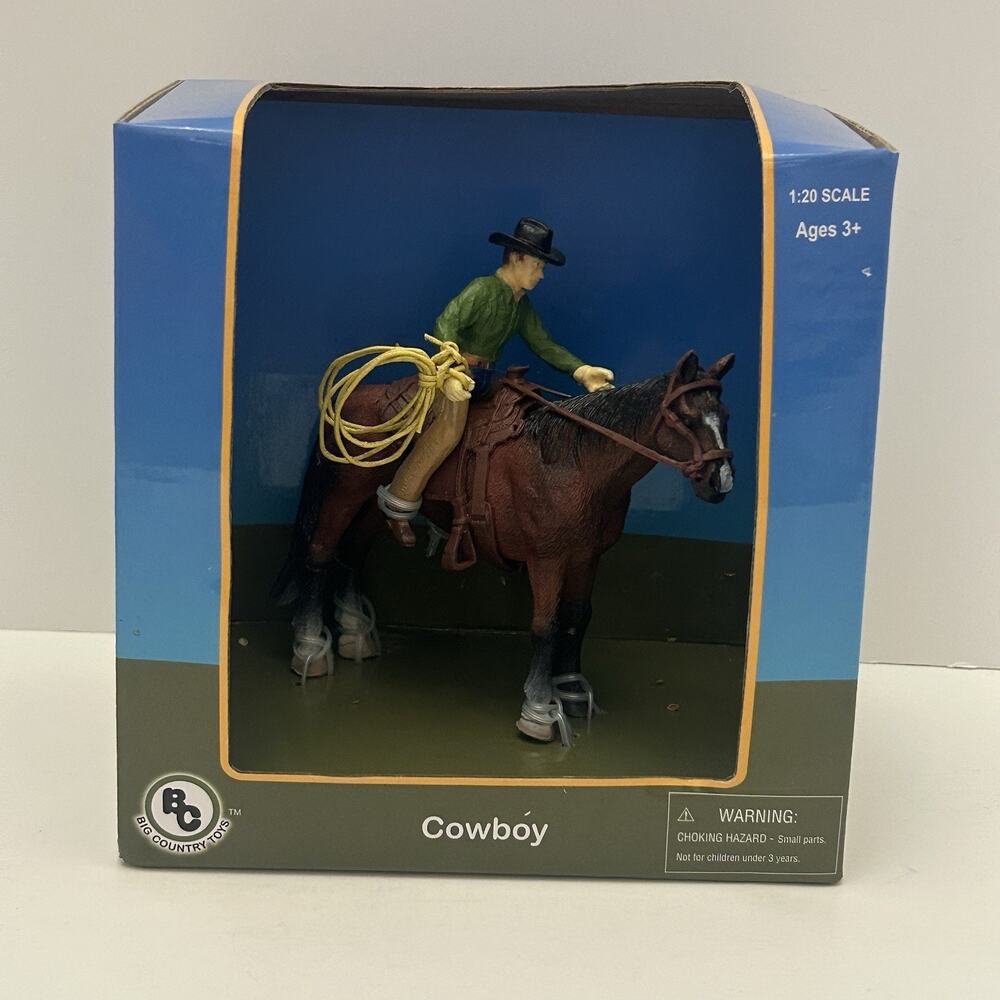 Big Country Cowboy On A Horse Figure Wild West Diorama NEW